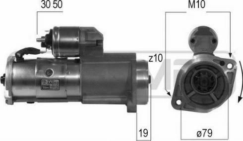 Messmer 220497A - Motorino d'avviamento autozon.pro