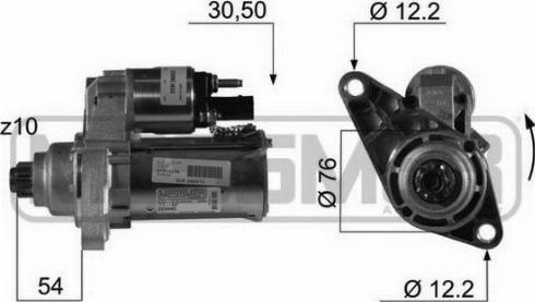 Messmer 220446A - Motorino d'avviamento autozon.pro