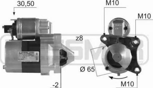 Messmer 220441 - Motorino d'avviamento autozon.pro