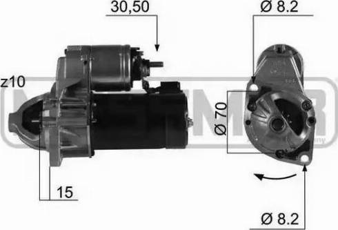 Messmer 220442 - Motorino d'avviamento autozon.pro