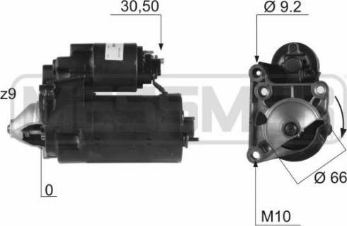 Messmer 220456R - Motorino d'avviamento autozon.pro