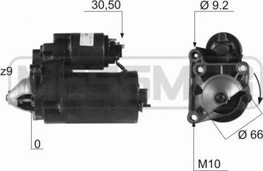 Messmer 220456 - Motorino d'avviamento autozon.pro