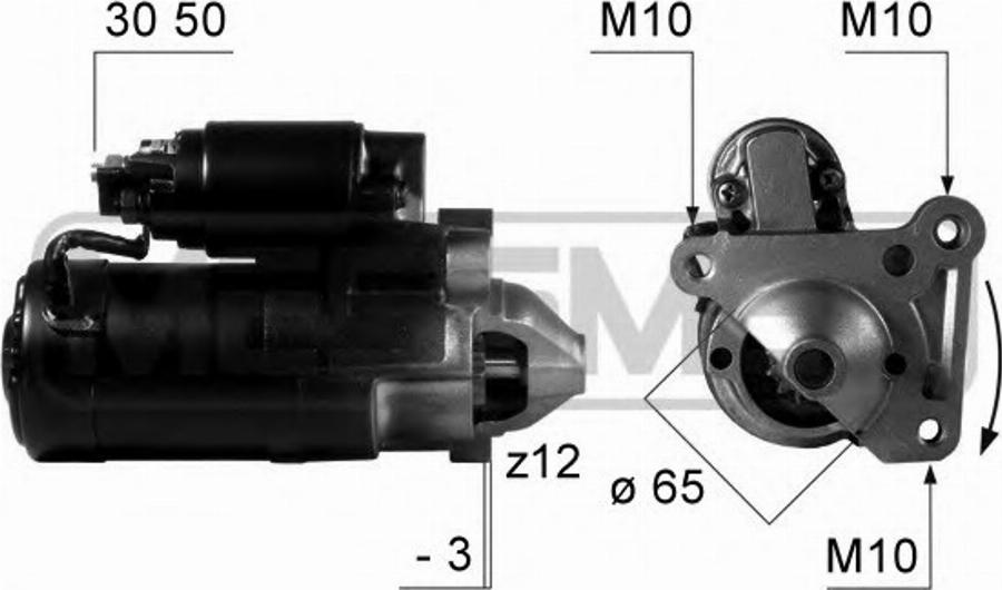 Messmer 220458 - Motorino d'avviamento autozon.pro