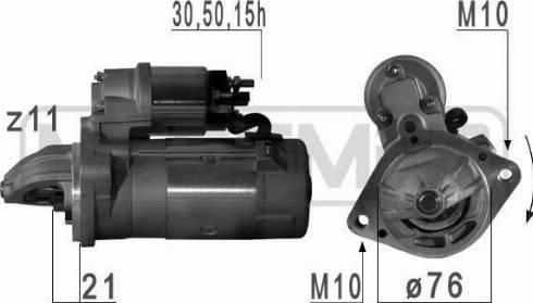 Messmer 220457A - Motorino d'avviamento autozon.pro