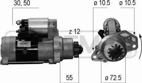 Messmer 220466 - Motorino d'avviamento autozon.pro