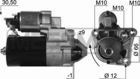 Messmer 220462A - Motorino d'avviamento autozon.pro