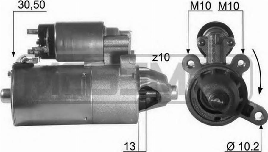 Messmer 220405 - Motorino d'avviamento autozon.pro