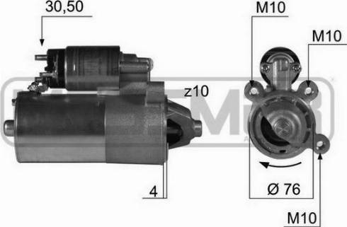 Messmer 220406A - Motorino d'avviamento autozon.pro