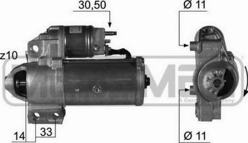 Messmer 220400A - Motorino d'avviamento autozon.pro