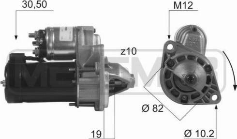 Messmer 220401A - Motorino d'avviamento autozon.pro