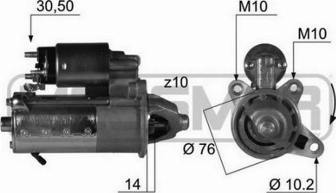 Messmer 220414A - Motorino d'avviamento autozon.pro