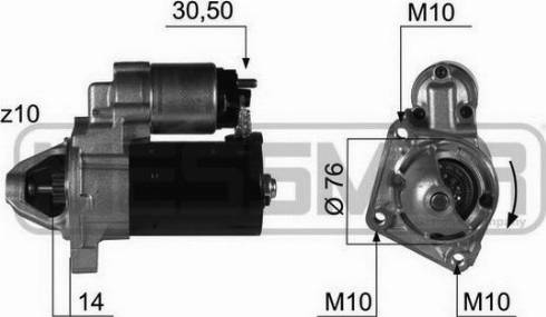 Messmer 220411A - Motorino d'avviamento autozon.pro