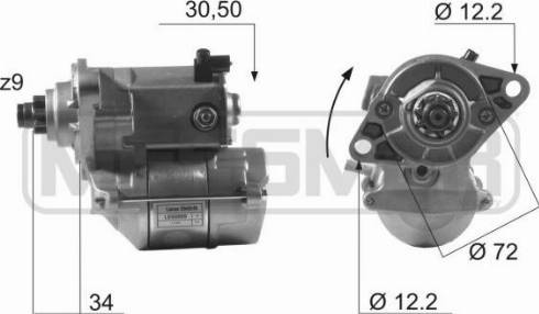 Messmer 220482A - Motorino d'avviamento autozon.pro