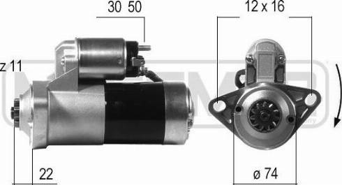 Messmer 220439A - Motorino d'avviamento autozon.pro