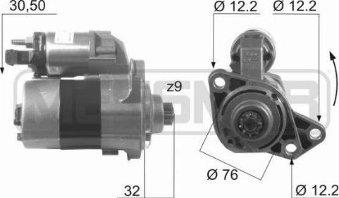 Messmer 220427A - Motorino d'avviamento autozon.pro