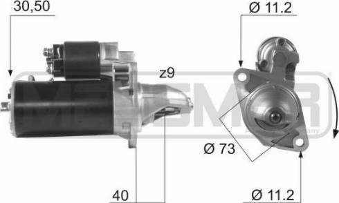 Messmer 220479A - Motorino d'avviamento autozon.pro