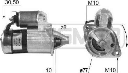 Messmer 220474A - Motorino d'avviamento autozon.pro