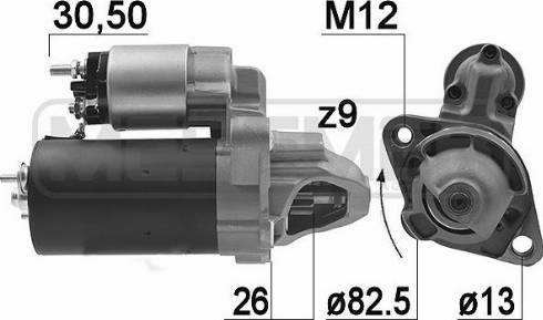 Messmer 220476A - Motorino d'avviamento autozon.pro