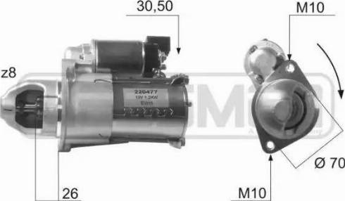 Messmer 220477 - Motorino d'avviamento autozon.pro