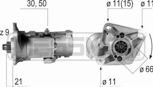 Messmer 220599A - Motorino d'avviamento autozon.pro