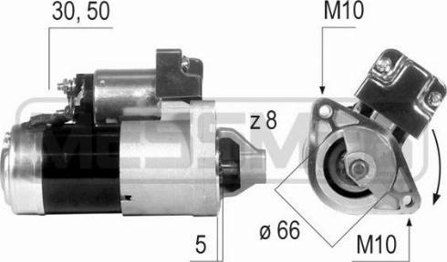 Messmer 220597A - Motorino d'avviamento autozon.pro