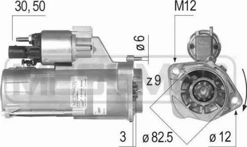 Messmer 220547 - Motorino d'avviamento autozon.pro