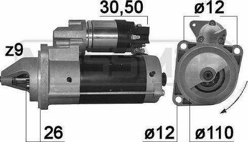 Messmer 220550A - Motorino d'avviamento autozon.pro