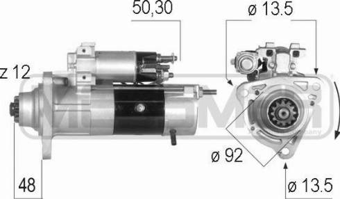 Messmer 220558A - Motorino d'avviamento autozon.pro