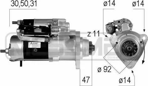 Messmer 220567 - Motorino d'avviamento autozon.pro