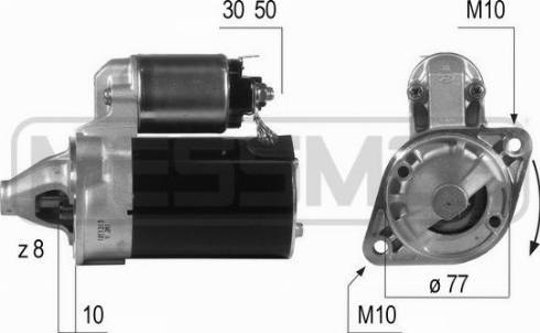 Messmer 220504A - Motorino d'avviamento autozon.pro