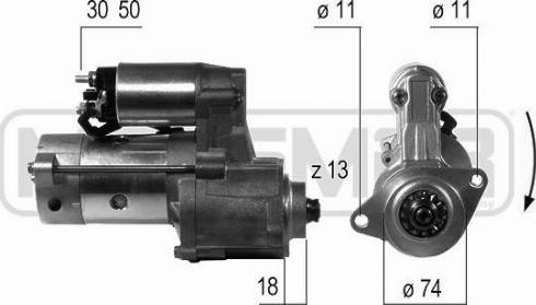 Messmer 220507A - Motorino d'avviamento autozon.pro