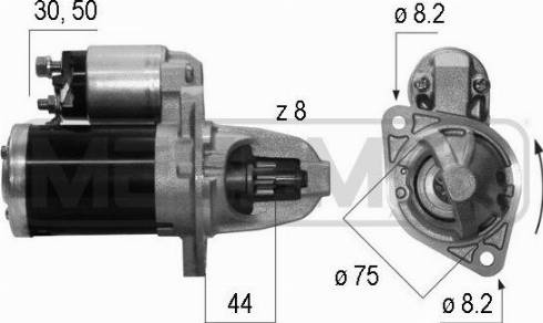 Messmer 220519A - Motorino d'avviamento autozon.pro