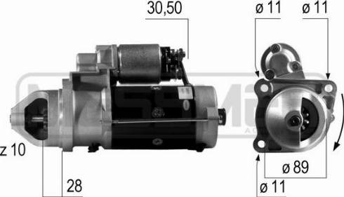 Messmer 220513A - Motorino d'avviamento autozon.pro