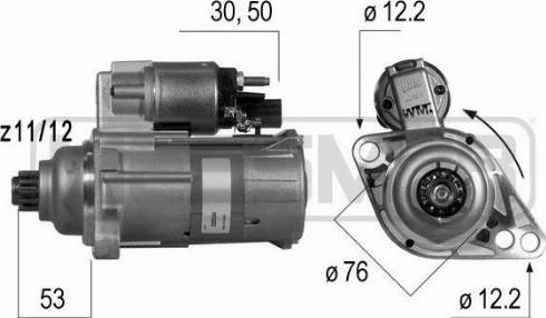 Messmer 220534A - Motorino d'avviamento autozon.pro