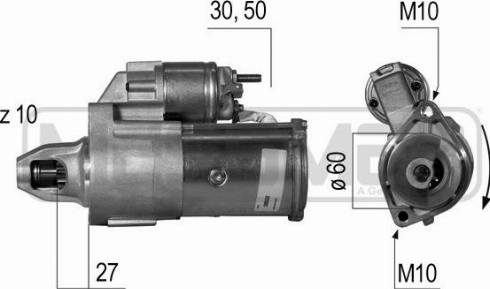 Messmer 220532A - Motorino d'avviamento autozon.pro