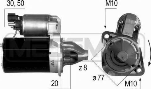 Messmer 220537 - Motorino d'avviamento autozon.pro