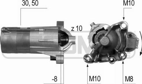 Messmer 220526A - Motorino d'avviamento autozon.pro