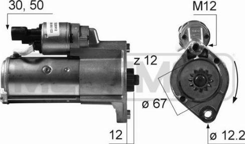 Messmer 220521A - Motorino d'avviamento autozon.pro