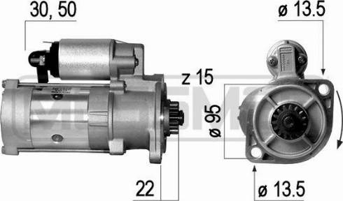 Messmer 220578A - Motorino d'avviamento autozon.pro