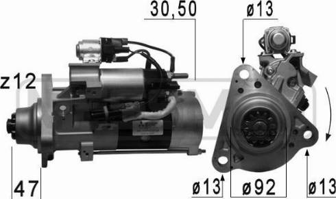 Messmer 220690A - Motorino d'avviamento autozon.pro