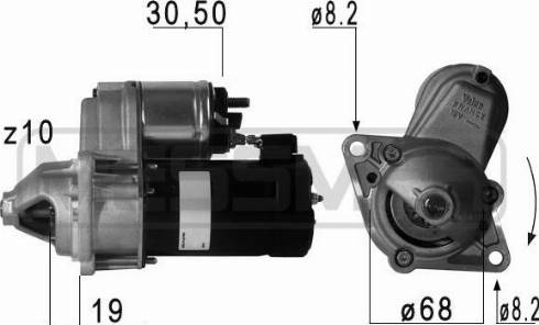 Messmer 220691A - Motorino d'avviamento autozon.pro