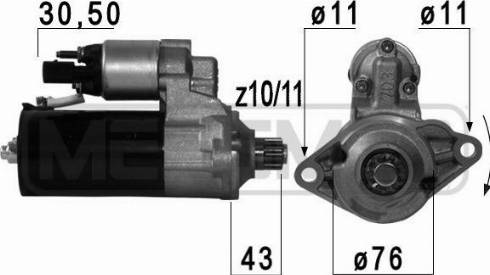 Messmer 220698A - Motorino d'avviamento autozon.pro