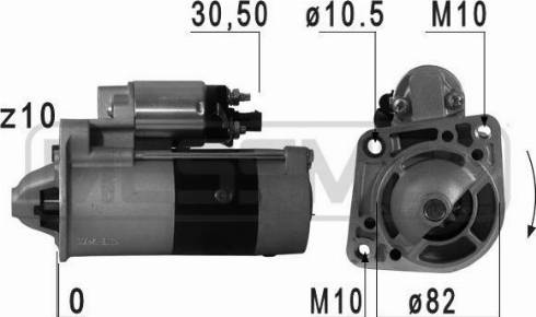 Messmer 220692A - Motorino d'avviamento autozon.pro