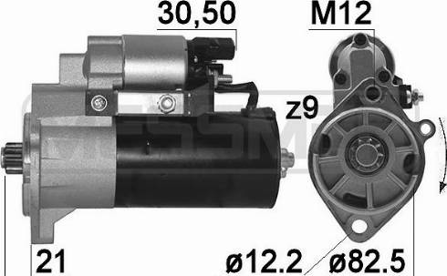 Messmer 220651A - Motorino d'avviamento autozon.pro