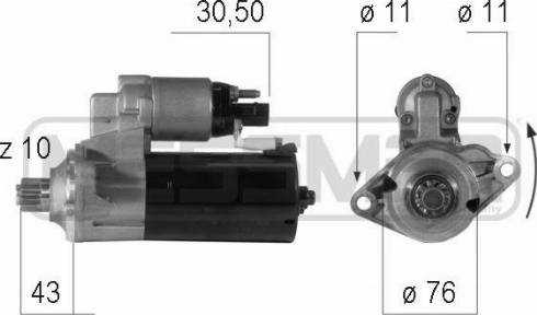 Messmer 220606A - Motorino d'avviamento autozon.pro