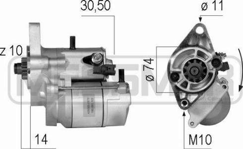 Messmer 220602A - Motorino d'avviamento autozon.pro