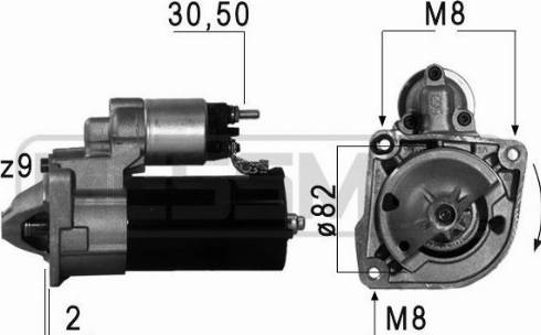 Messmer 220610A - Motorino d'avviamento autozon.pro