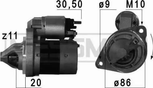 Messmer 220689 - Motorino d'avviamento autozon.pro