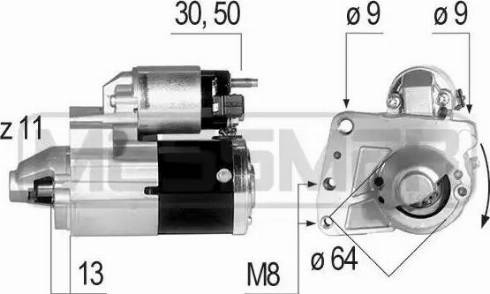 Messmer 220638 - Motorino d'avviamento autozon.pro