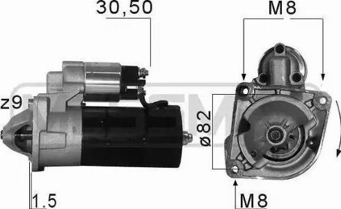 Messmer 220679 - Motorino d'avviamento autozon.pro